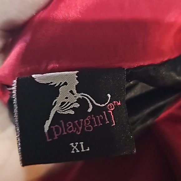 Beautiful Cherry Red  taffeta like fully satin lined  Full Circle skirt  size xl - Picture 8 of 8